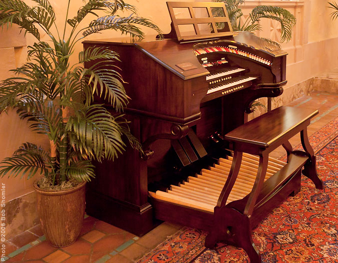 lobby organ console