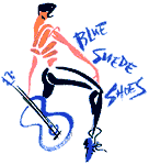 Blue Suede Shoes - Bob Mackie drawing