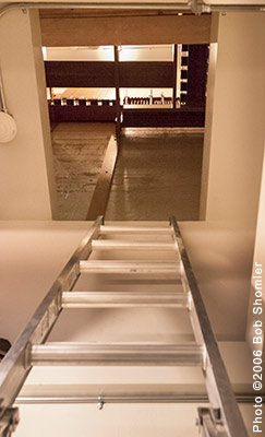 lobby organ pipe chamber access