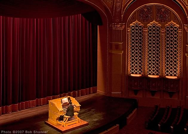 Grillwork and organ console