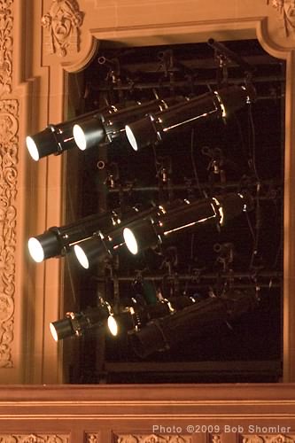 Juliet balcon stage lights on